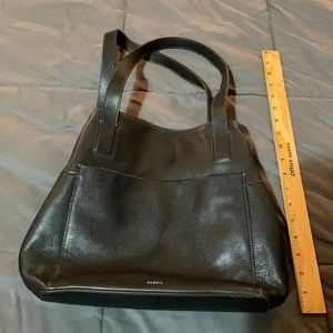Fossil with brown lining shoulder purse
